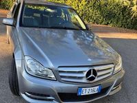 Usata Mercedes C180 120 CV (88 kW) 2013 Argento Berlina