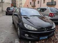 Usata Peugeot 206 CC 110 CV (80 kW) 2006 Nero Cabrio