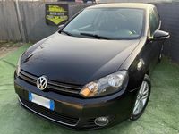 Usata VW Golf VI Highline 122 CV (89 kW) 2009 Nero Utilitaria