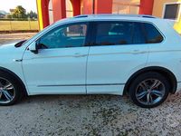 Usata VW Tiguan R-line 150 CV (110 kW) 2019 Bianco SUV