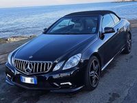 Usata Mercedes E250 Executive 204 CV (150 kW) 2011 Nero Cabrio