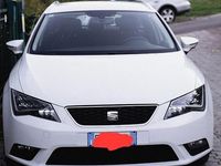 Usata Seat Leon ST Business 105 CV (77 kW) 2014 Bianco Station wagon