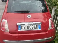 Usata Fiat 500 Pop 75 CV (55 kW) 2009 Rosso Cabrio