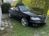 Usata Saab 9-3 150 CV (110 kW) 2007 Nero Cabrio