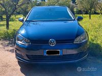 Usata VW Golf VII 110 CV (80 kW) 2014 Blu Berlina