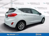 Usata Ford Fiesta Titanium S 125 CV (91 kW) 2021 Bianco pastello Utilitaria