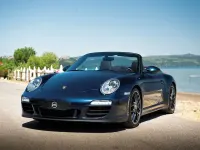 Usata Porsche 997 480 CV (353 kW) 2011 N4 blu scuro met. Cabrio