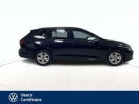 Usata VW Golf VIII Life 131 CV (96 kW) 2021 Nero pastello Station wagon