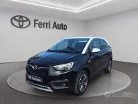 Usata Opel Crossland X S 99 CV (72 kW) 2017 Nero SUV