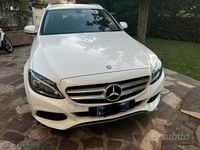 Usata Mercedes C200 136 CV (100 kW) 2015 Bianco Station wagon