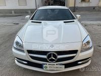 Usata Mercedes SLK200 184 CV (135 kW) 2012 Bianco Cabrio