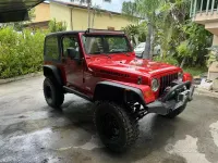 Usata Jeep Wrangler 177 CV (130 kW) 1999 Rosso SUV