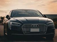 Usata Audi A5 S-Line 190 CV (139 kW) 2019 Blu Coupé