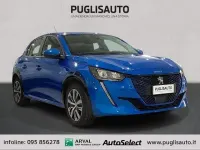 Usata Peugeot e-208 Active 56 kW (77 CV) 2020 Blu Utilitaria