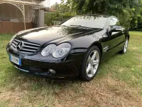 Usata Mercedes SL350 245 CV (180 kW) 2003 Nero Cabrio