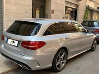 Usata Mercedes C220 Premium 194 CV (142 kW) 2018 Grigio Station wagon
