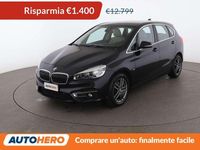 Usata BMW 218 Active Tourer Luxury Line 150 CV (110 kW) 2016 Nero Monovolume