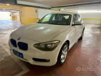 Usata BMW 114 95 CV (69 kW) 2014 Bianco Utilitaria