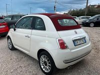 Usata Fiat 500C Rock 69 CV (50 kW) 2011 Bianco Cabrio