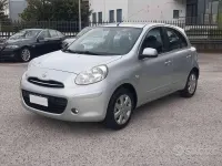 Usata Nissan Micra Acenta 98 CV (72 kW) 2012 Grigio Utilitaria