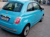 Usata Fiat 500 Lounge 69 CV (50 kW) 2011 Blu/azzurro Utilitaria