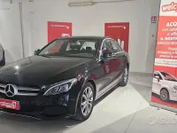 Usata Mercedes C200 Business 136 CV (100 kW) 2018 Nero Berlina