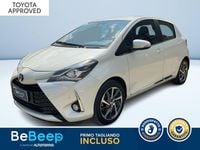 Usata Toyota Yaris Lounge 111 CV (81 kW) 2018 Bianco pastello Utilitaria