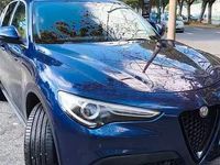 Usata Alfa Romeo Stelvio Executive 209 CV (153 kW) 2017 Blu/azzurro SUV