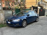 Usata Seat Leon 115 CV (84 kW) 2019 Blu Station wagon