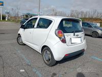 Usata Chevrolet Spark 68 CV (50 kW) 2011 Bianco Utilitaria