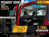 Usata Peugeot 5008 109 CV (80 kW) 2011 Rosso Monovolume