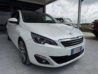 Usata Peugeot 308 GT-line 119 CV (87 kW) 2015 Bianco Berlina