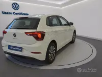 Usata VW Polo Life 95 CV (69 kW) 2023 Bianco Utilitaria