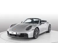 Nuova Porsche 911 480 CV (353 kW) 2026 Argento gt metallizzato/capote blu Cabrio