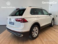 Usata VW Tiguan Elegance 150 CV (110 kW) 2021 Bianco SUV