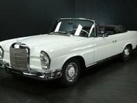 Begagnad Mercedes 250 SE 150 HK (110 kW) 1966 Vit Cab