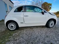Usata Fiat 500 Pop 75 CV (55 kW) 2009 Bianco Cabrio