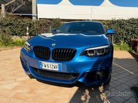 Usata BMW 230 M Sport 252 CV (185 kW) 2019 Blu Coupé