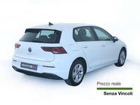 Usata VW Golf VIII Life 110 CV (80 kW) 2021 Bianco Utilitaria