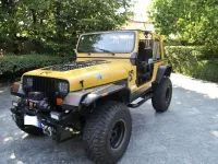 Usata Jeep Wrangler Limited 184 CV (135 kW) 1994 Giallo SUV