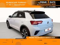 Usata VW T-Roc R-line 150 CV (110 kW) 2023 Pure white nero SUV