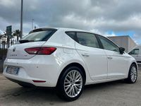 Usata Seat Leon 110 CV (80 kW) 2014 Bianco Berlina