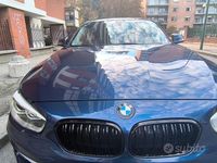 Usata BMW 118 Advantage 150 CV (110 kW) 2015 Blu Utilitaria