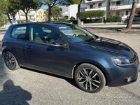 Usata VW Golf VI 160 CV (117 kW) 2010 Blu Utilitaria
