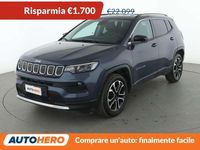 Usata Jeep Compass Limited 131 CV (96 kW) 2021 Blu SUV