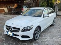 Usata Mercedes C200 136 CV (100 kW) 2017 Bianco Station wagon