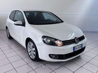 Usata VW Golf VI Highline 110 CV (80 kW) 2009 Bianco Utilitaria