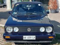 Usata VW Golf Cabriolet Classicline 110 CV (80 kW) 1991 Blu Cabrio