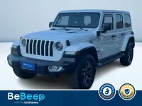 Usata Jeep Wrangler Unlimited Sahara 379 CV (278 kW) 2022 Bianco metallizzato SUV