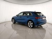 Usata Audi A3 Advanced 150 CV (110 kW) 2022 Blu atollo metallizzato Berlina